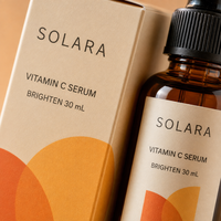 Caja de Embalaje Personalizada para Suero de Vitamina C, Cartón Plegable Impreso para Botella con Gotero de 30 ml, Marca Privada, Proveedor Mayorista OEM