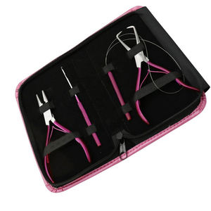 Kit de alicates de extensión de cabello completamente personalizado profesional en diferentes tamaños Kit de alicates de extensión de cabello hechos de acero inoxidable - Product Image 6