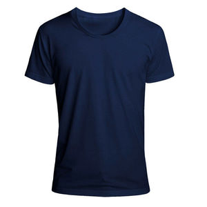 T-shirt vierge 400g pour homme, coupe ample, en polyester/coton, haute qualité, respirant, séchage rapide, service OEM, vente en gros, collection 2025 - Product Image 3