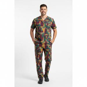 Conjuntos de Uniformes Médicos para Hombre, Tela Médica Suave y Cómoda, Ligera, Ajuste Perfecto para Trabajadores de la Salud, Hospital y Clínica, Uso Diario - Product Image 3