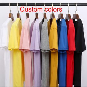 GAF 2023, camiseta lisa en blanco de algodón 100% para hombre, camisetas negras con logotipo impreso personalizado de alta calidad para hombre - Product Image 2