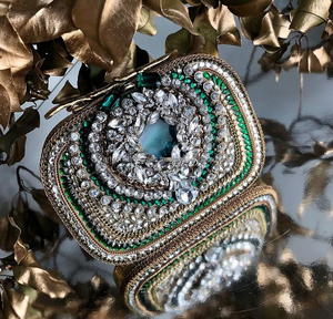 Bolso de mano exclusivo de nácar y latón para mujeres y niñas, bolso de mano de noche, superventas, bolso de mujer del golfo de Bahrein - Product Image 5