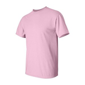 Beige 300g Camiseta de manga corta de algodón pesado Verano Cuello redondo Camisa suelta y base para hombres Mujeres Camiseta básica - Product Image 3