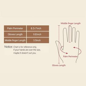 Gants en cuir PU pour femmes avec bordure en fausse fourrure, doublure thermique respirante pour les fêtes d'hiver par temps froid - Product Image 4