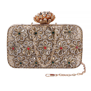 Luxury Crafts' Unique Embroidery Clutch <b>Bag</b> for Women and <b>Girls</b> Hot Selling <b>Party</b> Purse Low Price in Dubai Canada Qatar - Product Image 4