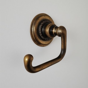 Porte-papier hygiénique en métal vintage avec surface noire mate Artisan fait à la main offrant un accent décoratif pour les intérieurs - Product Image 4