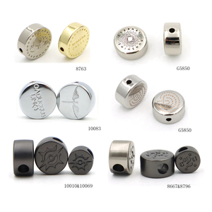 <strong>Custom</strong> Logo Charms <strong>Supplies</strong> for 2025 Styles Bulk Enamel Gold Filled Spacer Beads for Hair Braids <strong>Jewelry</strong> Crafting Loose Metals - Product Image 6
