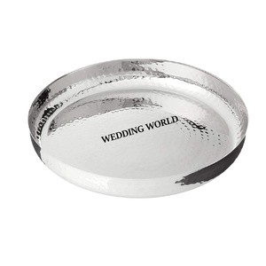 Plateau et plat à chocolat de qualité supérieure, fait à la main, martelé en métal, taille personnalisée, design moderne, écologique, luxueux - Product Image 5