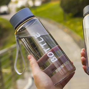 ขวดน้ำสำหรับกีฬากลางแจ้งขนาด800มล. 1000มล. ขวดน้ำพลาสติกสำหรับใส่ไปโรงเรียนความจุขนาดใหญ่ฤดูร้อน - Product Image 4