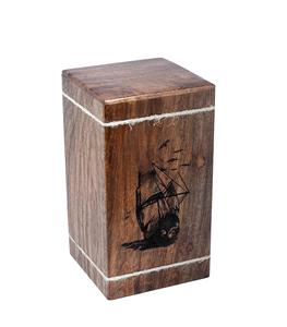 Rosewood Cremation Urns for Human Ashes Adult <b>Large</b> - Wooden Burial Urn for Columbarium - Funeral Urn <b>Box</b> (250 Cubic) - Product Image 6