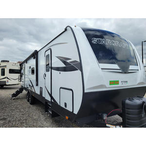 Remolque de Viaje Usado en Tendencia 2024 GSL 296BHS Negro de 36'3" con Capacidad para 6 Personas, Calentador de 35000 BTU y Tanque de Agua Dulce de 45 Galones - Product Image 1