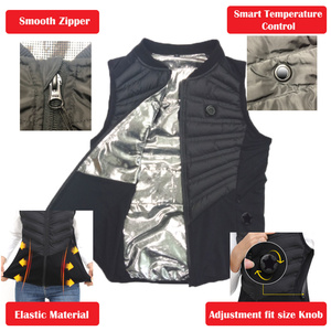 Chaleco Térmico Eléctrico Deportivo para Hombre, Impermeable y Cortavientos, con Forro Térmico Especial - Product Image 2