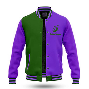 Personalizado de los hombres Varsity chaqueta de cuero de la calle desgaste Logo parches cremallera liso teñido primavera béisbol camioneros Letterman Base Ball - Product Image 6