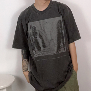 Loose Casual Vintage Acid Wash Fashion Clothing Cotton Oversized t <b>Shirt</b> <b>Men</b> in New Style - Product Image 4