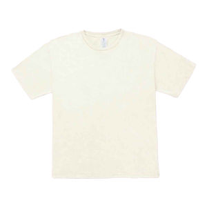 T-shirts pour hommes en coton tricoté de haute qualité, coupe régulière, poids lourd, été, épaules tombantes - Product Image 3