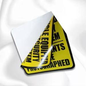 Autocollants personnalisés double face |   Autocollant de pare-chocs de voiture décoratif en PVC, personnalisé, magnétique, réfléchissant, résistant aux UV, avec lamination brillante - Product Image 2