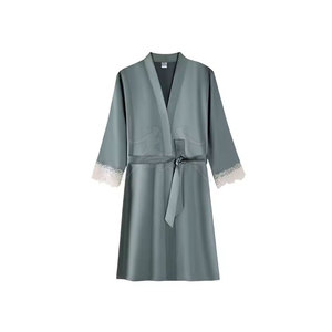 เสื้อคลุมผ้าไหมสำหรับผู้หญิงเสื้อคลุมผ้าไหมแบบสั่งทำ - Product Image 1
