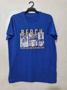 T-shirt décontracté pour homme en coton tricoté imprimé de haute qualité, coupe ample, écologique, séchage rapide, respirant - Product Image 5