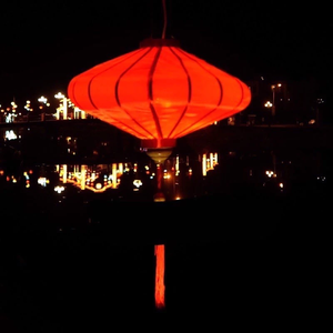 Handmade UFO Shape <b>Lantern</b> from Vietnam Bamboo Silk Hanging Light for Festivals, Restaurants, Night Market & Event Decor - Product Image 6