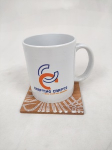 Posavasos Cuadrado Decorativo de Bambú Ecológico de Primera Calidad, Duradero, 400 mm de Diámetro, Personalizable para Bebidas Diarias - Product Image 3