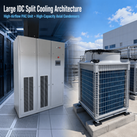 Climatiseur de précision pour centre de données de grande taille 50kW-100kW, débit d'air élevé 28000m3/h, unité CRAC de refroidissement pour salle informatique industrielle