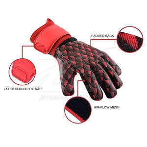 Fabricant professionnel Gants de gardien de but de football Gants de gardien de but de football en cuir PU de haute qualité - Product Image 4