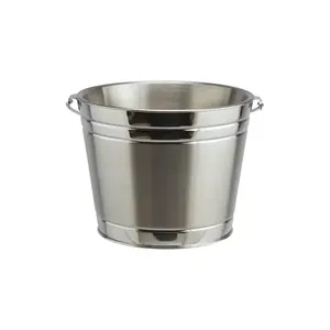 Color Coated Barware Ice Tub And <b>Bucket</b> for Bottle Chiller for Hotels Restaurants Bars Parties <b>Champagne</b> Tub <b>Bucket</b> With Handles - Product Image 4