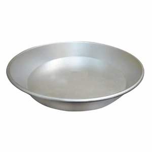 Plateau de cuisine circulaire en aluminium de qualité supérieure, finition chromée, résistant aux rayures, couleur argent, hôtel, maison, bureau, multi-usages - Product Image 1