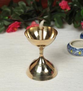 Grado de calidad de latón nandadeep Diya, 100% de latón natural, hecho a mano - Product Image 6