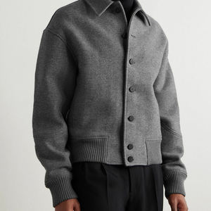 Nouvelle mode 2025 vêtements pour hommes printemps et automne saison nouveau Style veste en laine avec poches avant disponible à bon prix - Product Image 3