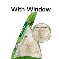 Sacs d'emballage pour riz et farine en nylon et plastique, fond plat, 1 kg, 2 kg, 5 kg, 10 kg, logo personnalisé, fabrication OEM en Chine