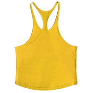 Custom Logo Fashion Sporty Fitness Custom Gym Men <b>Stringer</b> Tank Tops Cutout Breathable Tank Top Men - Product Image 3