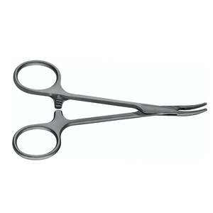 Couleur noire 5.5 pouces hémostat incurvé et droit pince hémostatique pince à percer pince inoxydable par Instrument Surgiright - Product Image 2