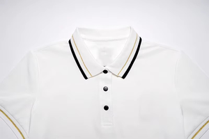 เสื้อโปโลแขนสั้นสำหรับผู้หญิงทรงสลิมฟิตสำหรับใส่เล่นกีฬาปักลายขนาดใหญ่พิเศษทันสมัย - Product Image 6