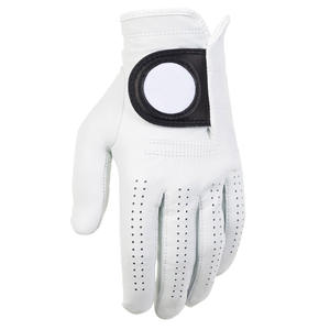 Popular Custom Premium Cabretta Leather Sheepskin Left Hand Non-slip Breathable Durable Golf <b>Gloves</b> for Men's Cycling & Sports - Product Image 6