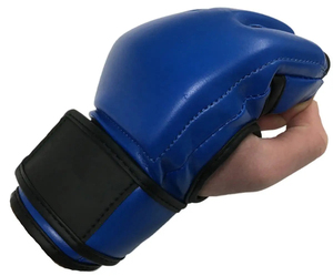 ถุงมือ MMA รุ่นใหม่ล่าสุด แบบครึ่งนิ้ว ปิดด้วยเชือกผูก ขนาดสั่งทำได้ ระบายอากาศได้ดี สวมใส่สบาย ดีไซน์โดดเด่น - Product Image 6