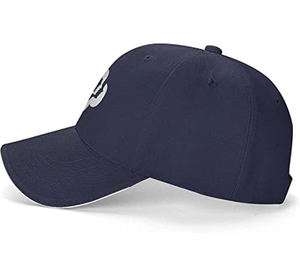 Casquettes de baseball à visière plate personnalisées en gros avec logo brodé noir pour unisexe, utilisation à la plage, ajustables, en polyester/coton, fabriquées au Pakistan - Product Image 2