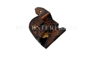 Boussole en laiton de style antique boîte d'affichage en cuir marron de qualité supérieure gravée écriture prière numérique imprimé maison métal artisanat - Product Image 4