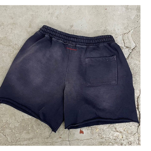 Meilleur fournisseur, vente en gros de shorts délavés à l'acide pour hommes, nouveaux shorts décontractés taille adulte style High Street - Product Image 3