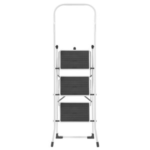 Superstep White B0300 Steel <b>Ladder</b> with 3 Steps for Gierre - Product Image 4