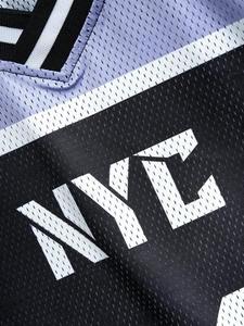 Camisetas de Hombre de Gran Tamaño con Estampado de Serigrafía de Fútbol Americano 23, Ropa Urbana de Malla, 100% Algodón, Anti-UV y Transpirable - Product Image 5