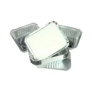 High Quality Food Container Foil Pans and Lids Disposable Food Lunch Box High Quality Aluminum Foil with Lid