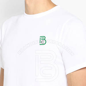 T-shirt uni T-shirts de haute qualité pour hommes T-shirt Chemises en coton pour hommes Vêtements en coton personnalisés - Product Image 2