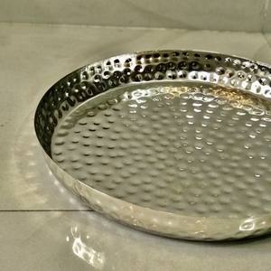 Tazón de Metal electrochapado de oro martillado, decoración para el hogar, fruta, mesa superior, nuevo diseño - Product Image 5