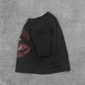 Stitchmode T-shirt de logo de sérigraphie personnalisé T-shirts surdimensionnés en 100% coton épais pour hommes - Product Image 3