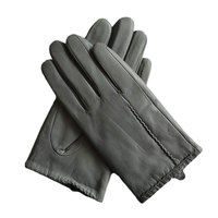 Gants d'hiver en PU de style classique, doublés, compatibles écran tactile, confortables et durables pour usage professionnel et décontracté