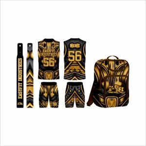 Uniformes de Fútbol Americano Personalizados con Logotipo para Hombre, Diseño de Bandera Estadounidense, 7v7/7on7, Conjuntos de Camiseta, 100% Poliéster, Secado Rápido y Transpirable - Product Image 2