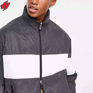 Offre Spéciale Survêtement en polyester pour hommes avec logo personnalisé coupe-vent à blocs de couleurs et 2 shorts Impression personnalisée Grande taille - Product Image 3