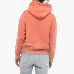 Sudadera con Capucha Extra Grande para Mujer, Transpirable, de Poliéster/Algodón, Colores Sólidos, Ropa Deportiva de Invierno, Cortavientos - Product Image 5