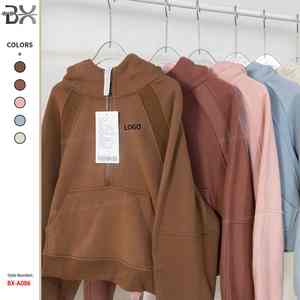 Custom Fashion Men's 100% Cotton Winter Yoga <b>Hoodie</b> Regular Fit <b>Plain</b> <b>Black</b> Quick Dry Eco-Friendly - Product Image 5